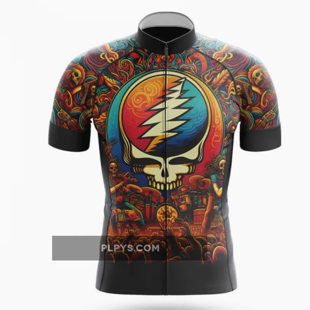 Grateful Dead Cycling Jersey- Long Sleeve Jersey / Ver.2