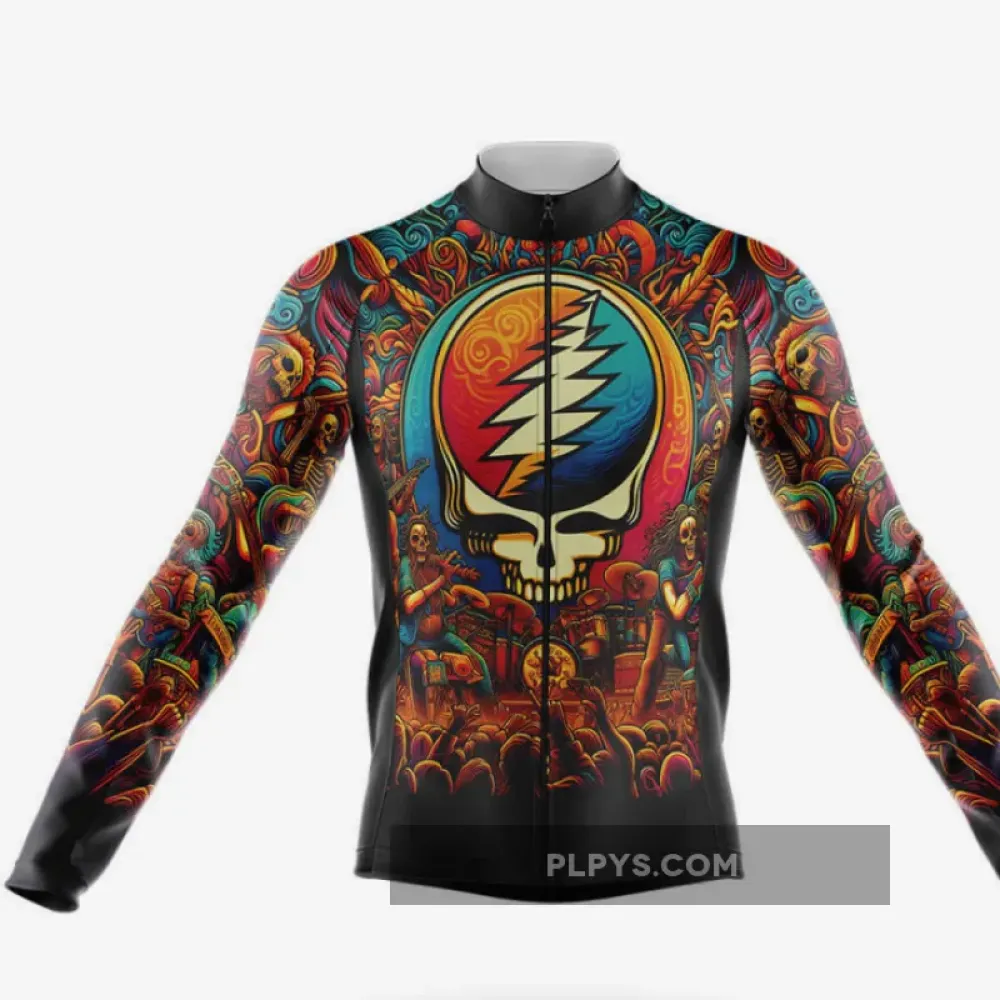 Grateful Dead Cycling Jersey- Long Sleeve Jersey / Ver.2