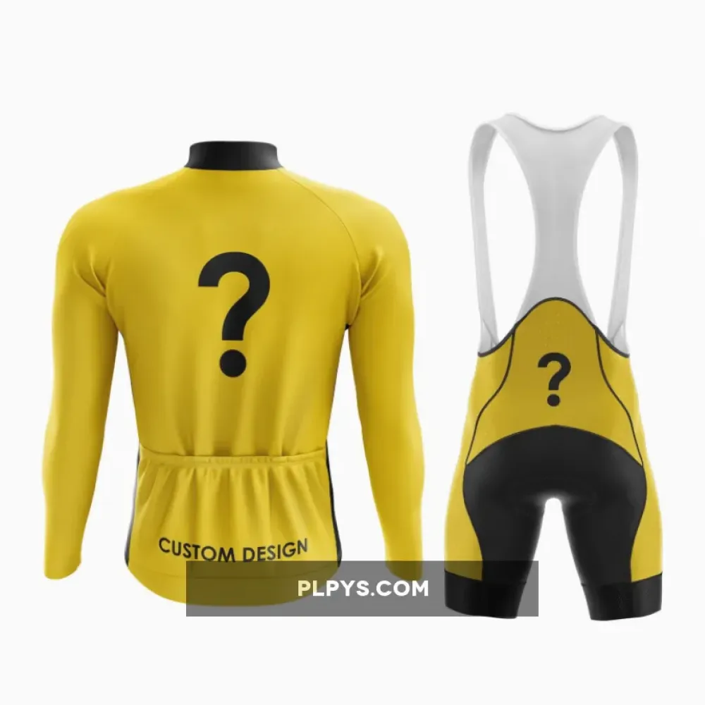 Custom Long Sleeve Cycling Jersey & Bib Shorts Kit