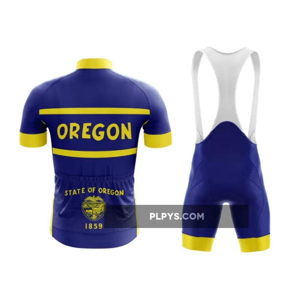 Blue and Yellow Runner Cycling Gear